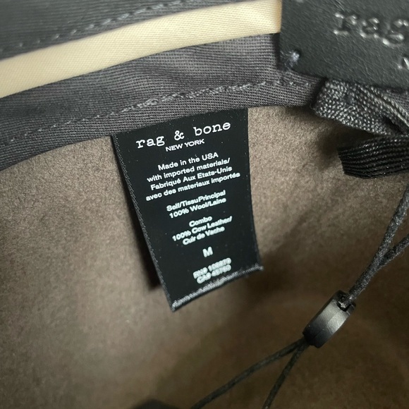 Rag & Bone Floppy Brim Fedora Wool Hat Size M - Picture 8 of 15